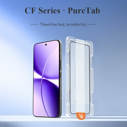 Lereach schermbeschermfolie voor Xiaomi Poco X8 Pro Max, gehard glas, volledige lijm, zwart