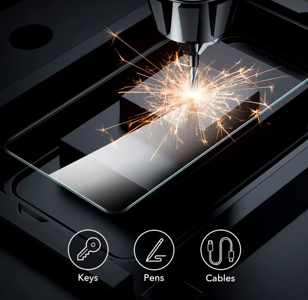 ESR schermbeschermfolie voor Samsung Galaxy S25 Ultra S938, Gehard Glas, Volledige Lijm, Set van 2 stuks