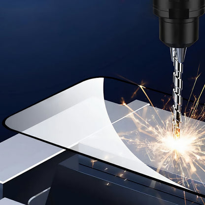 Bear HD schermbeschermfolie voor Apple iPhone 17, gehard glas, full glue, zwart