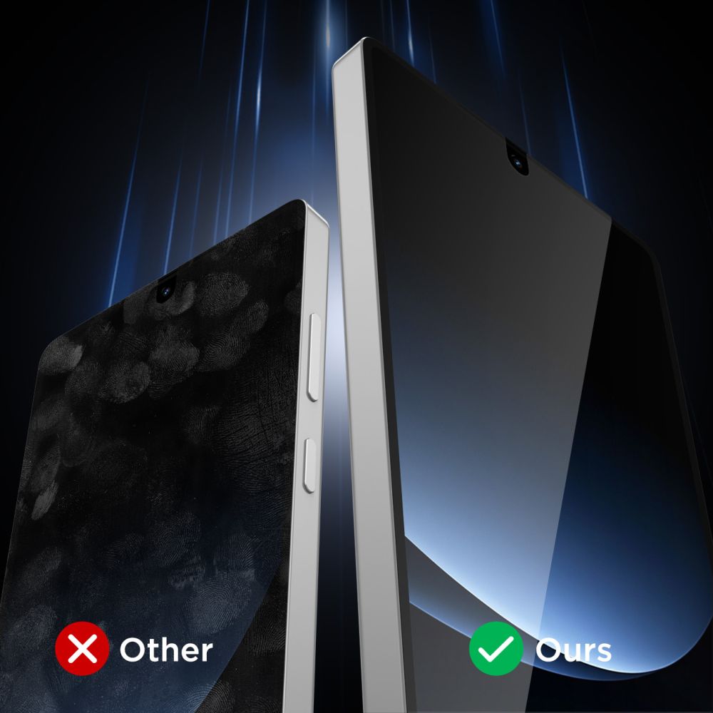 Tech-Protect schermbeschermfolie voor Samsung Galaxy S25 S931 / S24 S921, Gehard Glas, Volledige Lijm, Set van 10 stuks