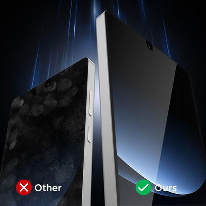 Tech-Protect schermbeschermfolie voor Samsung Galaxy S25 S931 / S24 S921, Gehard Glas, Volledige Lijm, Set van 10 stuks