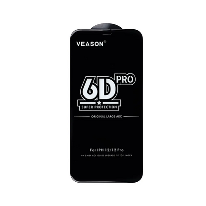Veason PRO schermbeschermfolie voor Samsung Galaxy A56 A566 / A36 A366, gehard glas, full glue, 6D, zwart