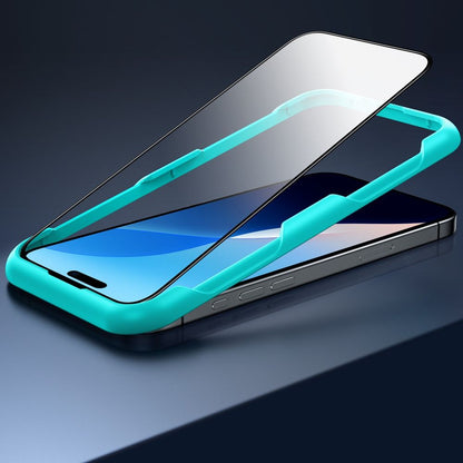 Schermbeveiligingsfolie ESR voor Apple iPhone 16 Pro Max, Gehard Glas, Volledige Lijm, Set van 2 stuks, Zwart