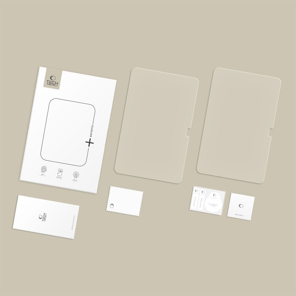 Tech-Protect FIT+ schermbeschermfolie voor Samsung Galaxy Tab S11 Ultra / Tab S10 Ultra, Gehard Glas, Volledige Lijm, Set van 2 stuks, 2.5D