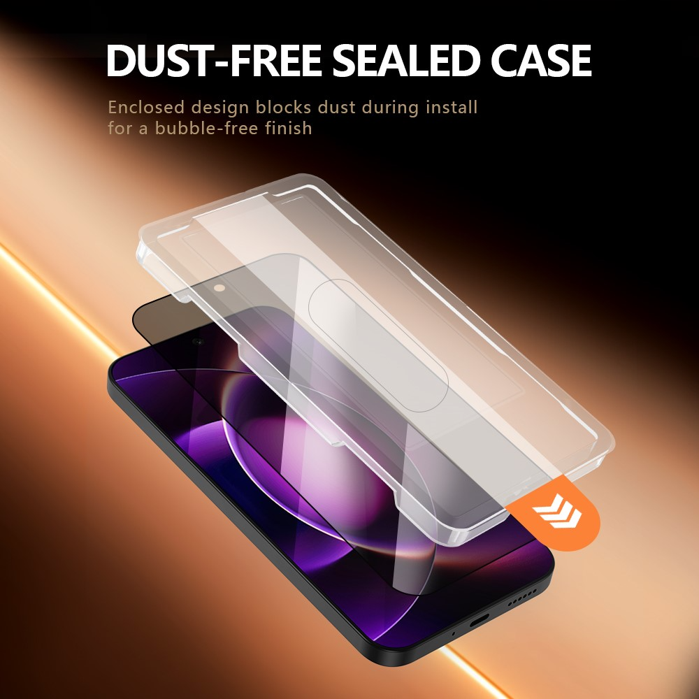 Privacy Screen Protector Lereach voor Xiaomi 17T Pro, Gehard Glas, Volledige Lijm, Set van 2 stuks