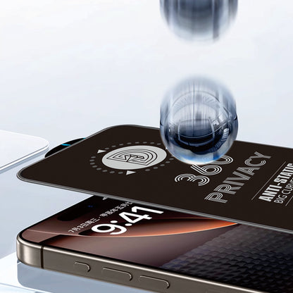 Privacy schermbeschermfolie OEM 360 voor Samsung Galaxy A37 5G, gehard glas, volledige lijm