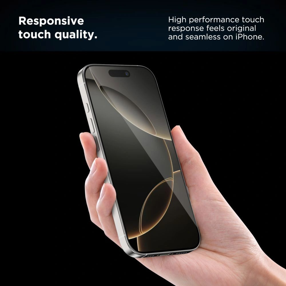 Beschermfolie Tech-Protect Quick Set+ voor Apple iPhone 17, Gehard Glas, Volledige Lijm, Set van 2 stuks, Zwart