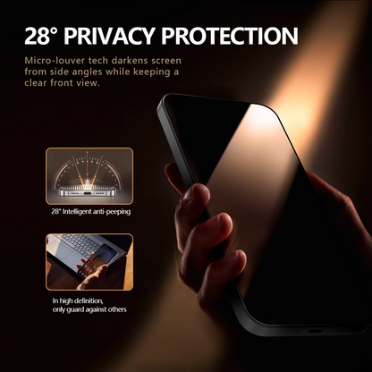 Privacy Screen Protector Lereach voor Xiaomi 17T Pro, Gehard Glas, Volledige Lijm, Set van 2 stuks