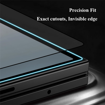 Lereach Buiten Scherm Beschermfolie voor Samsung Galaxy Z Fold8 Ultra F976 / Z Fold7 F966, Gehard Glas, Volledige Lijm, Zwart