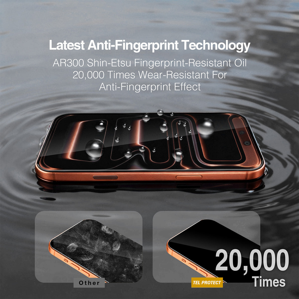 Tel Protect 10X HD DLC Diamond Coating-schermbeschermer voor Samsung Galaxy S26 Ultra S948, gehard glas, volledige kleeflaag, zwart