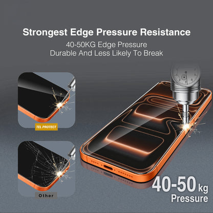 Tel Protect 10X HD DLC Diamond Coating-schermbeschermer voor Samsung Galaxy S26 Ultra S948, gehard glas, volledige kleeflaag, zwart