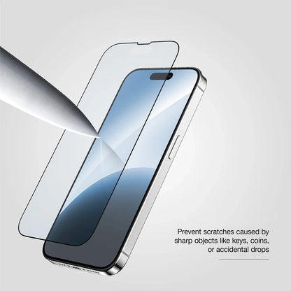 Beschermfolie Anank 10X Versterkt CG voor Apple iPhone 17 Pro Max, Gehard Glas, Volledige Lijm, 2.5D, Zwart
