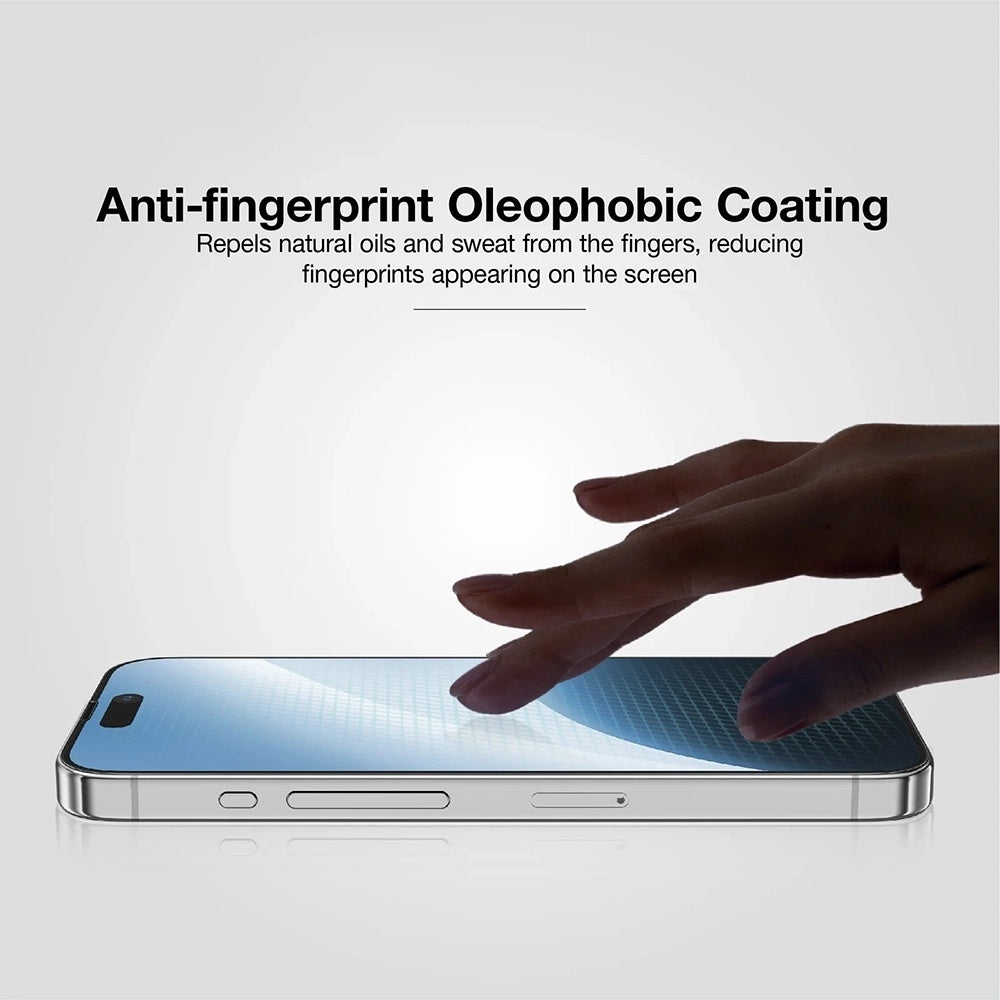 Beschermfolie Anank 10X Versterkt CG voor Apple iPhone 17 Pro Max, Gehard Glas, Volledige Lijm, 2.5D, Zwart