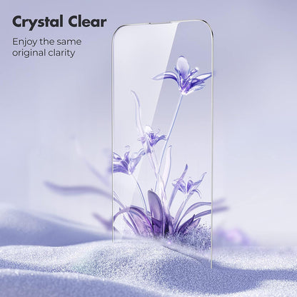 Anank 1X Versterkte Screenprotector voor Apple iPhone 16, Gehard Glas, Volledige Lijm, 3D, Set van 10 stuks