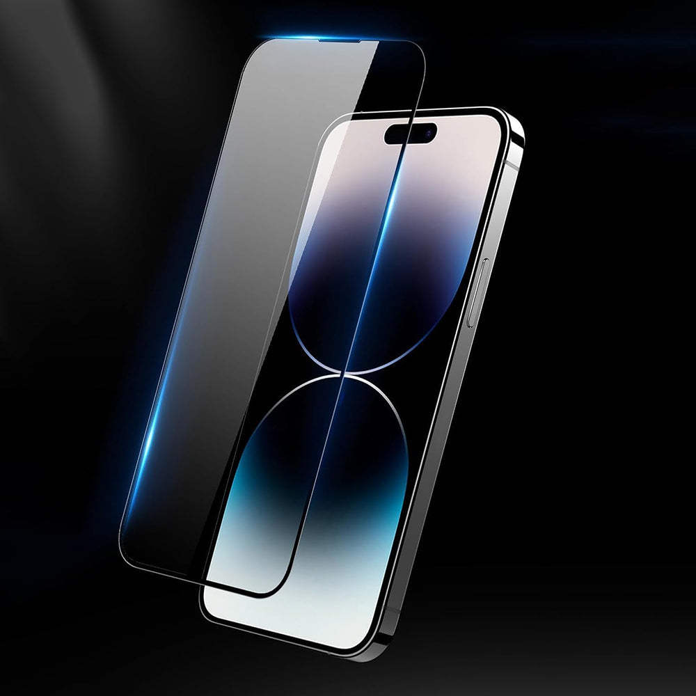 Anank 5X Versterkte Anti-Crack Beschermfolie voor Apple iPhone 17 Pro, Gehard Glas, Volledige Lijm, 3D, Zwart