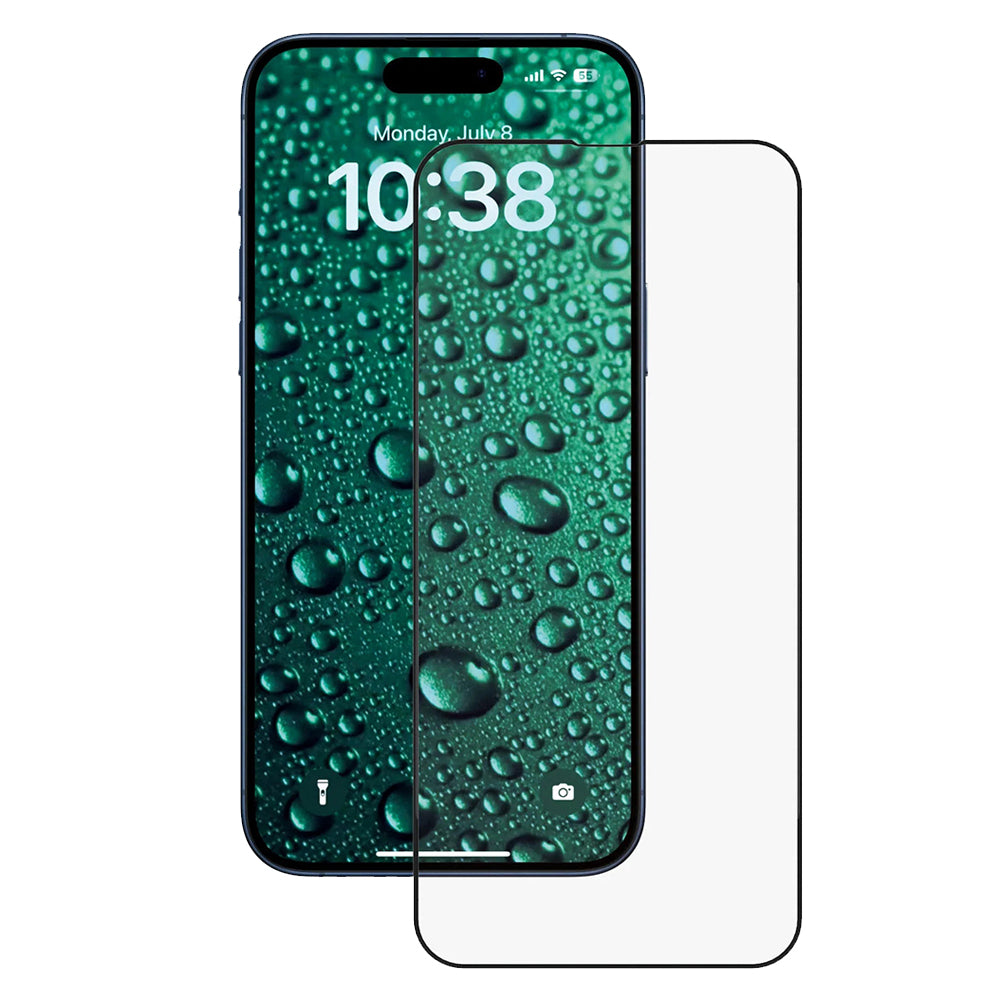 Beschermfolie Anank 5X Versterkt Onzichtbaar voor Apple iPhone 17 Air, Gehard Glas, Volledige Lijm, 3D, Zwart