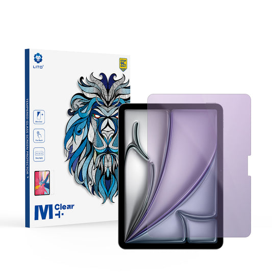 Anti Blue Light Lito Classic schermbeschermfolie voor Apple iPad Air 11 (2026) / Air 11 (2025), gehard glas, full glue, 2.5D