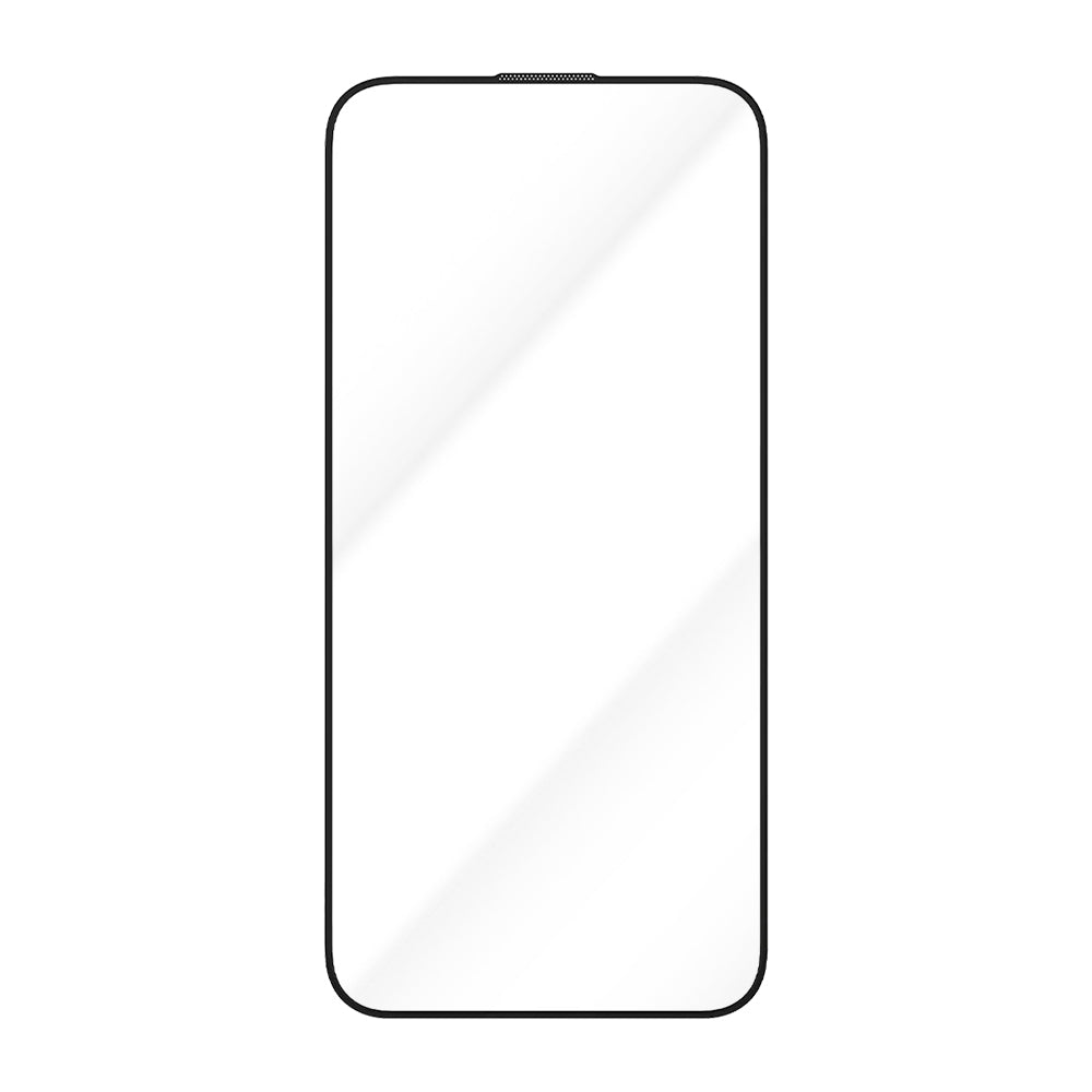Blueo Anti-Dust HD Applicator Pro schermbeschermfolie voor Apple iPhone 16 Pro Max, gehard glas, volledige lijm, zwart