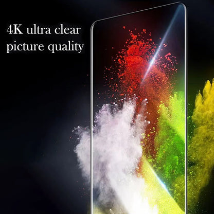 Blueo Anti-Dust HD schermbeschermfolie voor Apple iPhone 15 Pro, gehard glas, volledige lijm, zwart
