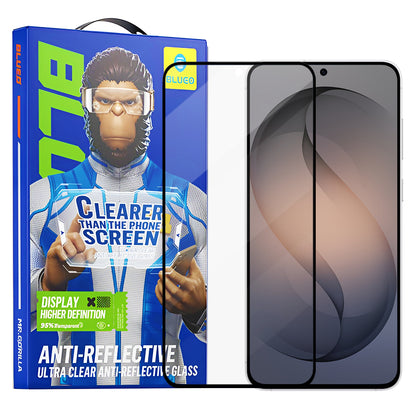 Beschermfolie Blueo Anti-Reflective HD voor Samsung Galaxy S26 S942, Gehard Glas, Volledige Lijm, Zwart