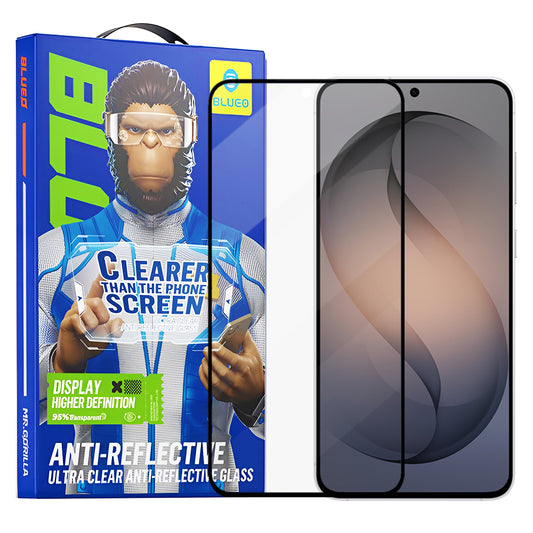 Beschermfolie Blueo Anti-Reflective HD voor Samsung Galaxy S26 S942, Gehard Glas, Volledige Lijm, Zwart