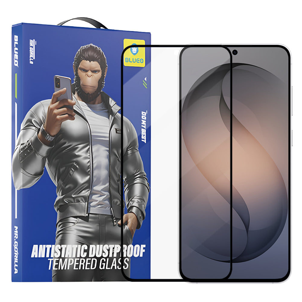 Beschermfolie Blueo Anti-Static HD voor Samsung Galaxy S26 S942, Gehard Glas, Volledige Lijm, Zwart