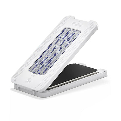 Beschermfolie Blueo Crystal Anti-Scratch Applicator voor Apple iPhone 17 Air, Gehard Glas, Volledige Lijm, Zwart
