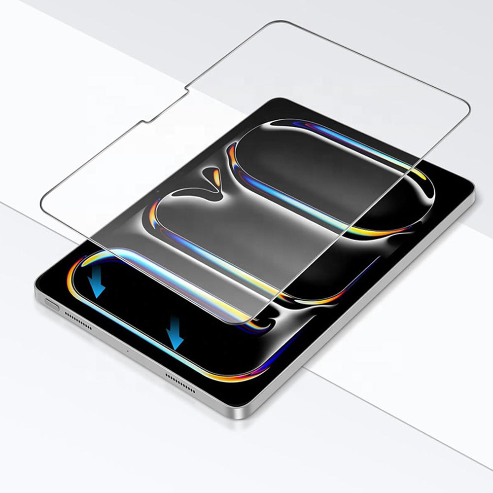 Blueo HD schermbeschermfolie voor Apple iPad Air 11 (2024), gehard glas, volledige lijm