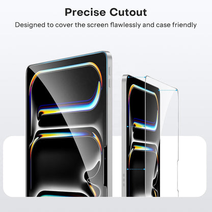 Blueo HD Screen Protector Film for Apple iPad mini (2024) / mini (2021), Tempered Glass, Full Glue
