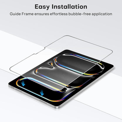 Blueo HD schermbeschermfolie voor Apple iPad Pro 11 (2024), gehard glas, volledige lijm