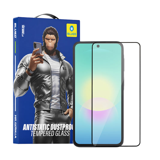 Blueo HD schermbeschermfolie voor Samsung Galaxy A27 5G / A57 5G / A37 5G, gehard glas, full glue, 2.5D, zwart