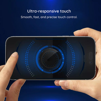 Blueo HD schermbeschermfolie voor Samsung Galaxy A27 5G / A57 5G / A37 5G, gehard glas, full glue, 2.5D, zwart