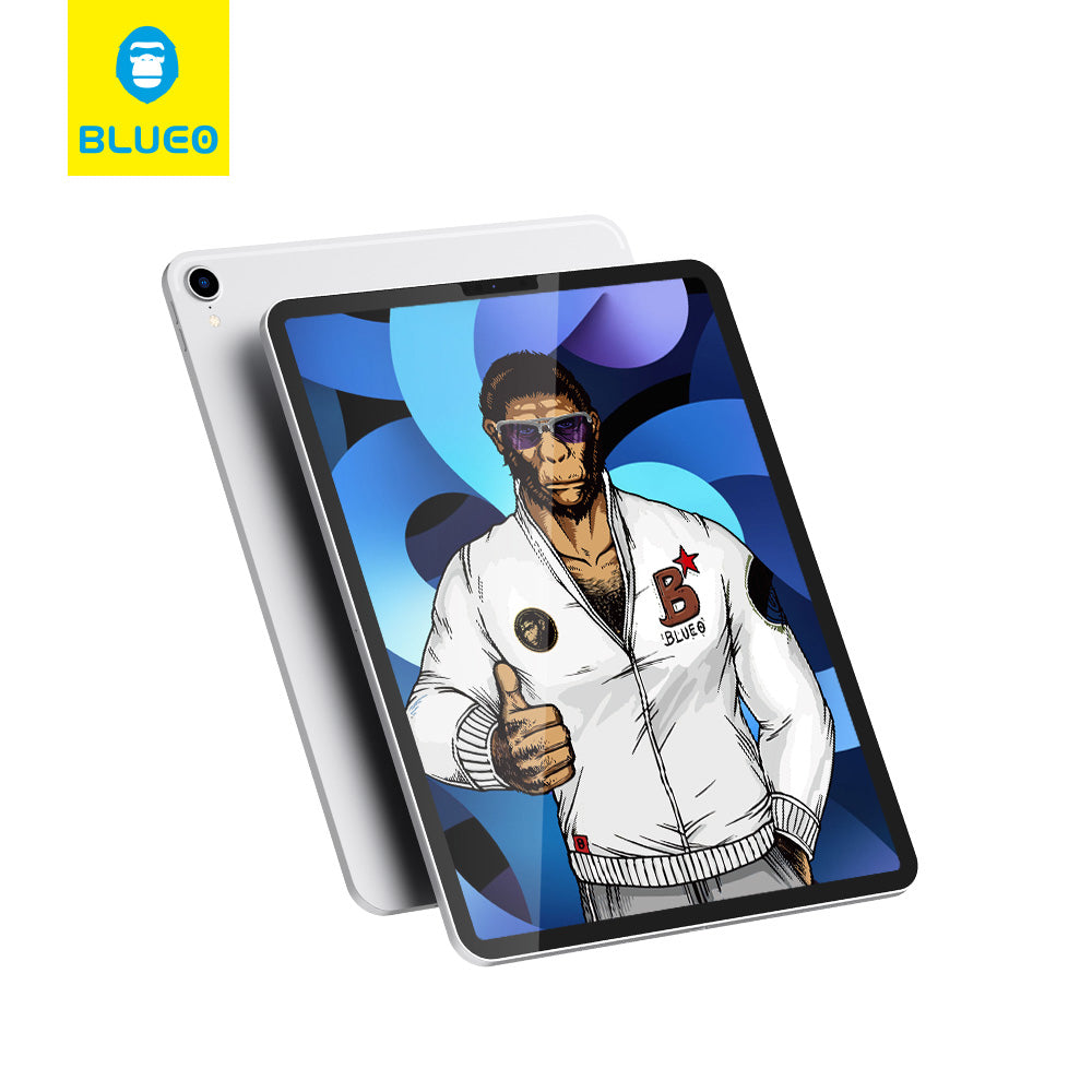 Blueo schermbeschermfolie voor Apple iPad (2025) / (2022), gehard glas, volledige lijm