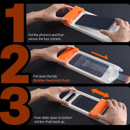 Torras OrigArmor schermbeschermfolie voor Apple iPhone 18 Pro Max / 17 Pro Max, gehard glas, volledige lijm