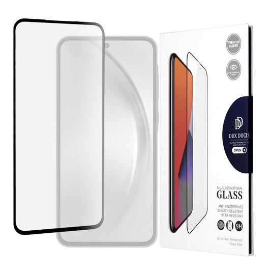DUX DUCIS schermbeschermfolie voor Samsung Galaxy A35 5G A356, gehard glas, Edge Glue, zwart