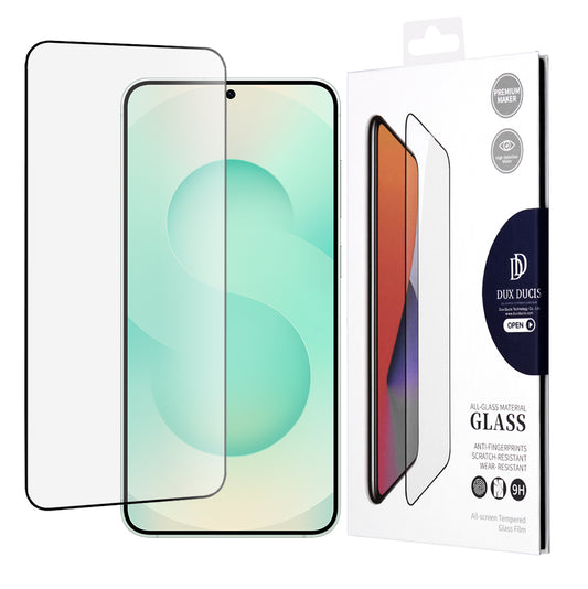 DUX DUCIS schermbeschermfolie voor Samsung Galaxy S25+ S936, gehard glas, Edge Glue, zwart