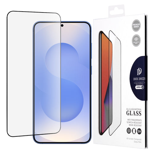 DUX DUCIS schermbeschermfolie voor Samsung Galaxy S25 S931, gehard glas, Edge Glue, zwart