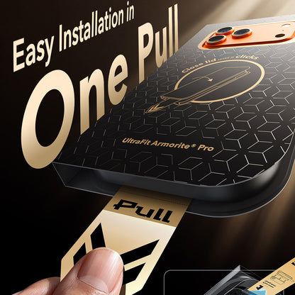 ESR Armorite Pro UltraFit schermbeschermfolie voor Apple iPhone 18 Pro / 17 Pro, gehard glas, full glue, zwart