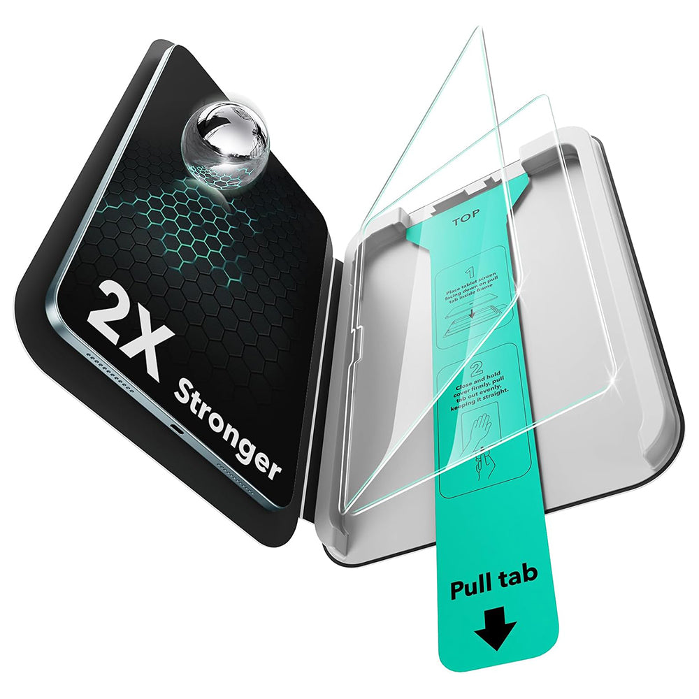 ESR Armorite UltraFit Screen Protector for Apple iPad Pro 13 (2025) / Pro 13 (2024), Tempered Glass, Full Glue, Set of 2 Pieces