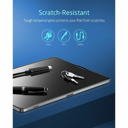 Schermbeveiligingsfolie ESR voor Apple iPad Pro 12.9 (2022) / Pro 12.9 (2021) / Pro 12.9 (2020), Gehard Glas, Volledige Lijm, Set van 2 stuks