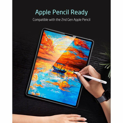 Schermbeveiligingsfolie ESR voor Apple iPad Pro 12.9 (2022) / Pro 12.9 (2021) / Pro 12.9 (2020), Gehard Glas, Volledige Lijm, Set van 2 stuks