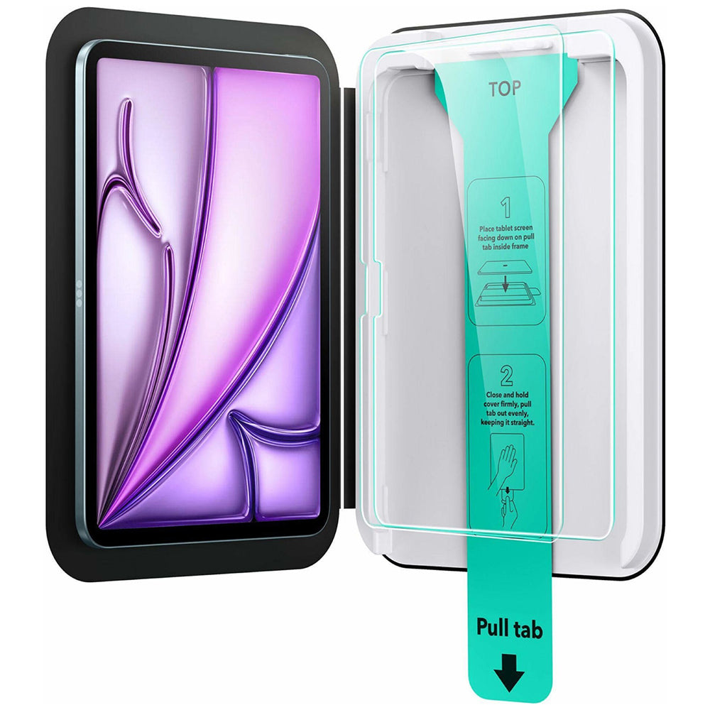 ESR UltraFit schermbeschermfolie voor Apple iPad Air 11 (2025) / Air 11 (2024), Gehard Glas, Volledige Lijm, Set van 2 stuks