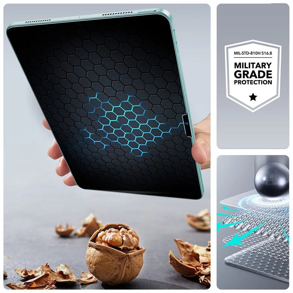 ESR UltraFit schermbeschermfolie voor Apple iPad Air 11 (2025) / Air 11 (2024), Gehard Glas, Volledige Lijm, Set van 2 stuks