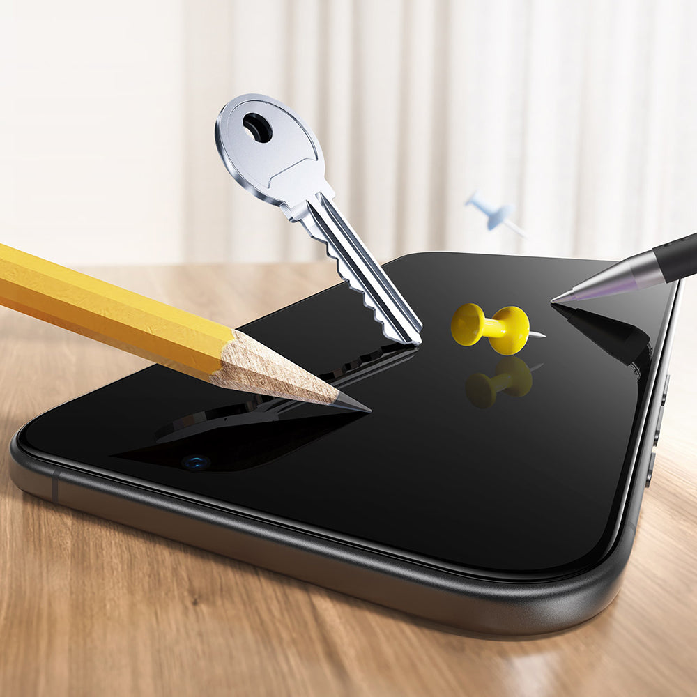 Beschermfolie ESR UltraFit voor Apple iPhone 17 Pro Max, Gehard Glas, Volledige Lijm, Zwart