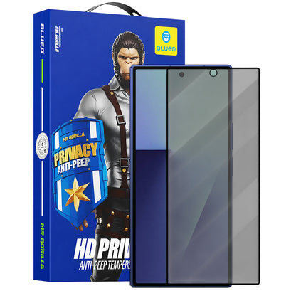 Privacy Blueo Anti-Peep Buiten Scherm Beschermfolie voor Samsung Galaxy Z Fold8 Ultra F971 / Z Fold7 F966, Gehard Glas, Volledige Lijm