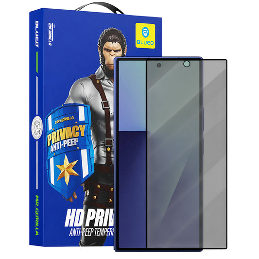 Privacy Blueo Anti-Peep Buiten Scherm Beschermfolie voor Samsung Galaxy Z Fold8 Ultra F971 / Z Fold7 F966, Gehard Glas, Volledige Lijm