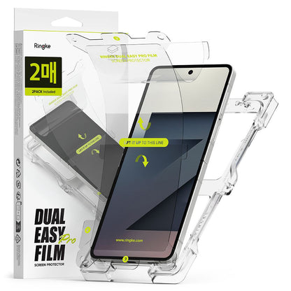 Beschermfolie Ringke Dual Easy Pro voor Samsung Galaxy Z Flip7 F766, Plastic, Set van 2 stuks