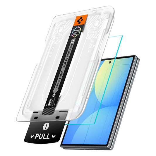Spigen GlastR EZ FIT Pro HD Buiten Scherm Beschermfolie voor Samsung Galaxy Z Fold8 F971, Gehard Glas, Volledige Lijm AGL11942
