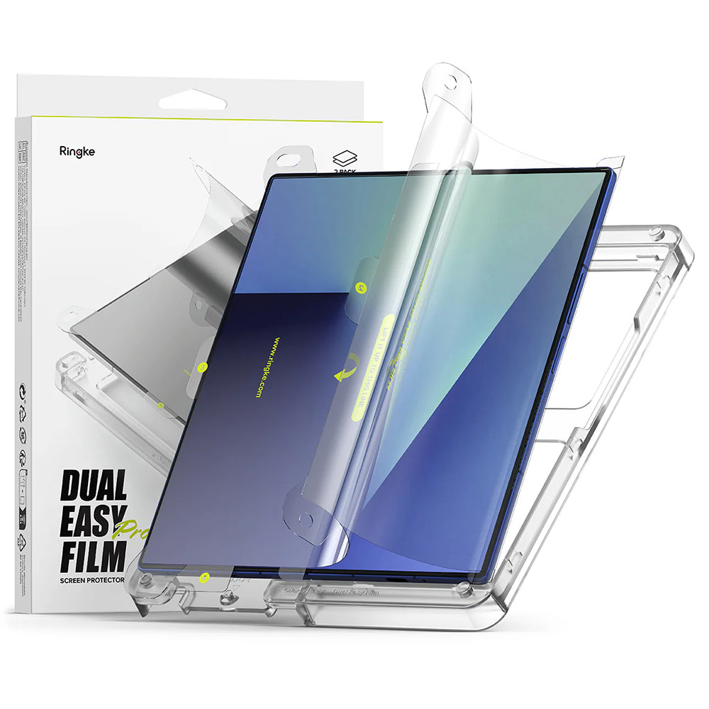 Beschermfolie voor het Binnenste Scherm Ringke Dual Easy Pro voor Samsung Galaxy Z Fold7 F966, Plastic, Set van 2 stuks