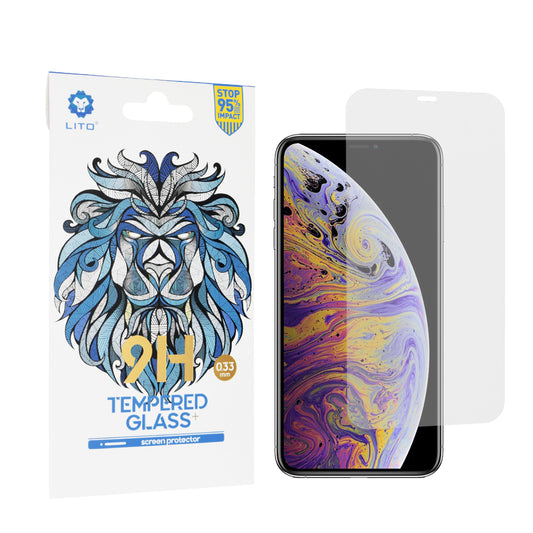 Lito Classic schermbeschermfolie voor Apple iPhone 11 Pro Max / XS Max, gehard glas, volledige lijm, 2.5D